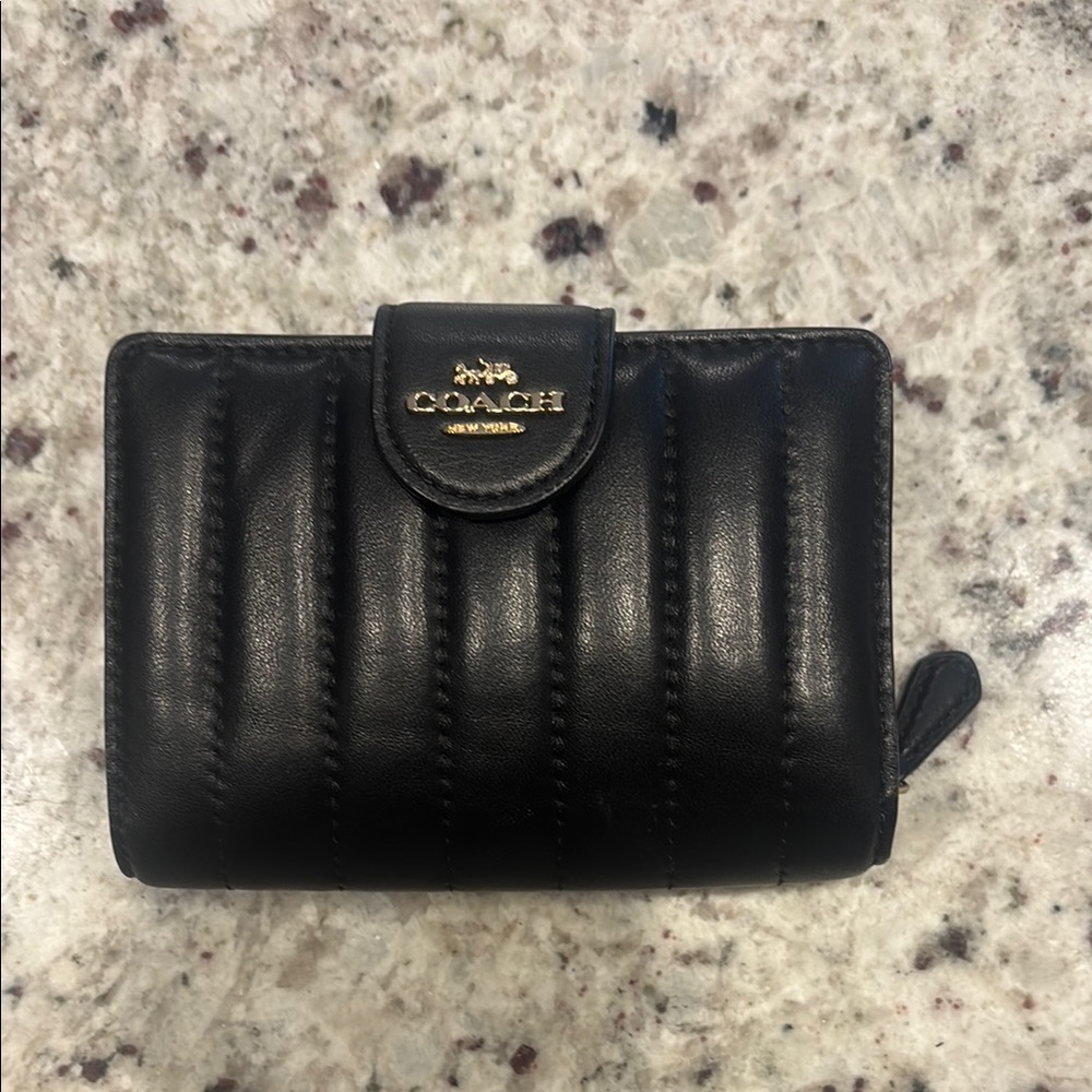 Coach Black Quilted Women's Wallet